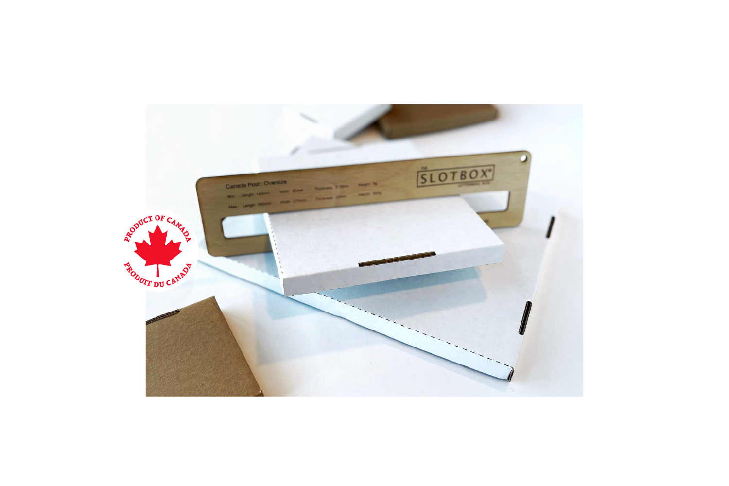 The Slotbox® - The Canada Post Lettermail Box Mailer. Product of